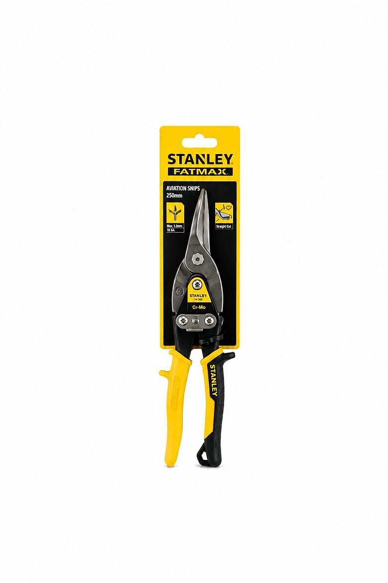 Stanley FATMAX skardos žirklės 250 mm – tiesiam pjovimui