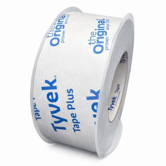 Juosta TAPE PLUS TYVEK, akrilinė, difuzinei ir garo izoliacinei plėvelei, 60mm, 25m