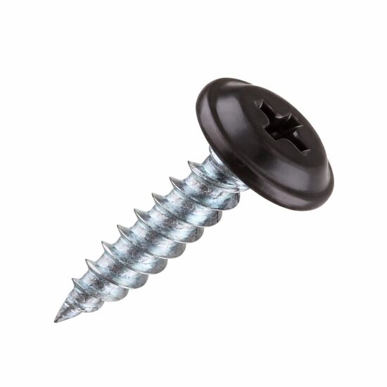 Dažytas sraigtas 250vnt.  padidinta plokščia galvute, mediniam/plieniniam profiliui.